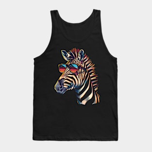 Zebra Adaptation Evolution Tank Top